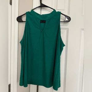 Green tank top/blouse